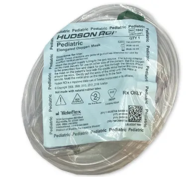 Mascarilla de oxigeno con reservorio Pediatrica Hudson