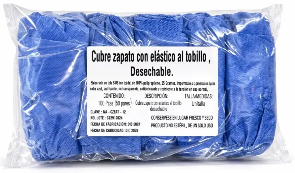 Cubrezapato con elastico C/50 pares