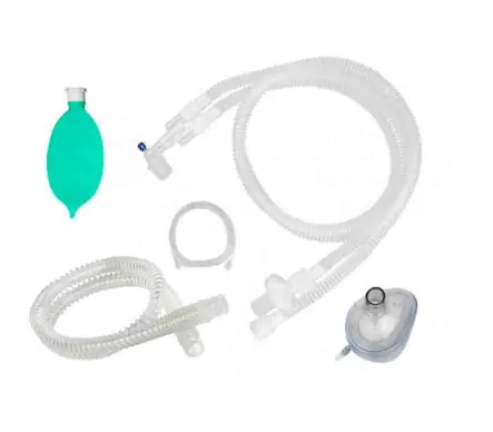 Circuito anestesia circular adulto 60" (152cm) c/filtro + bolsa 3L + mascarilla