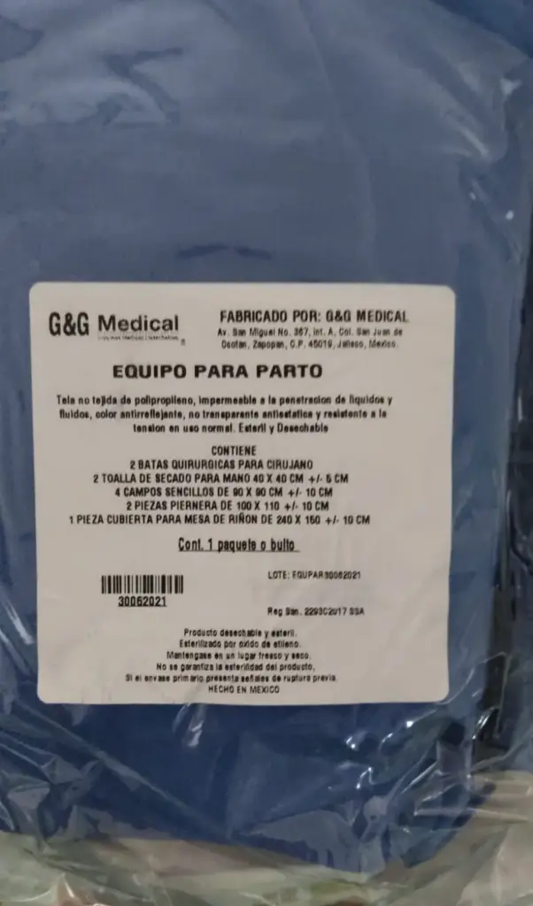 [GVParto] Equipo para parto