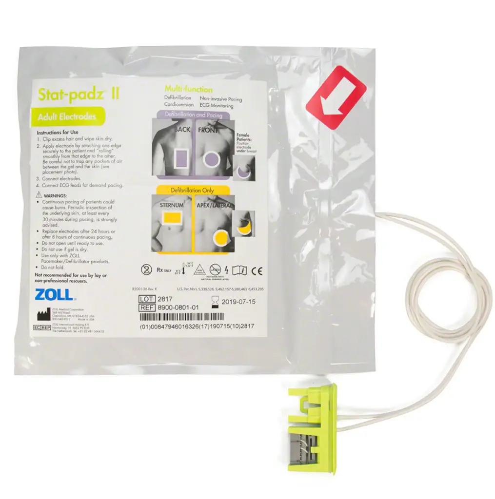 [8900-0802-01] Zoll Stat PADZ II electrodos adulto