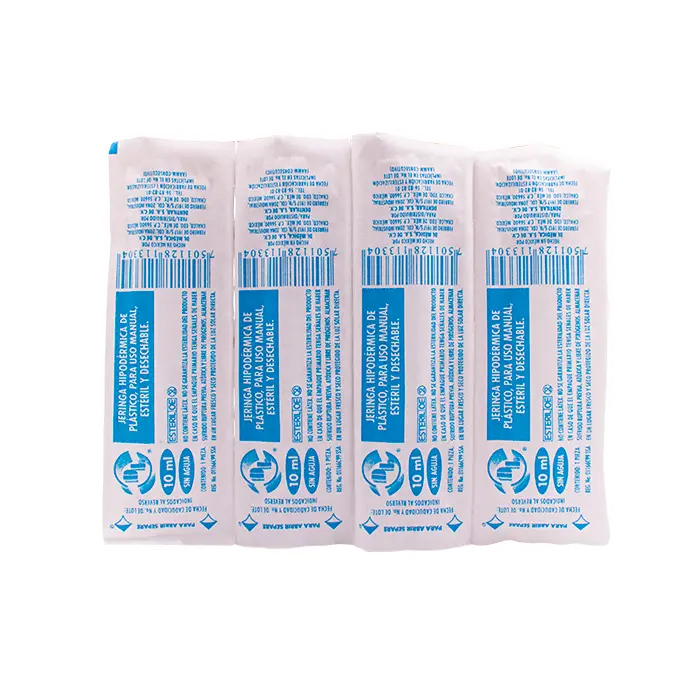 [J10P] Jeringa desechable DL 10ml Sin aguja