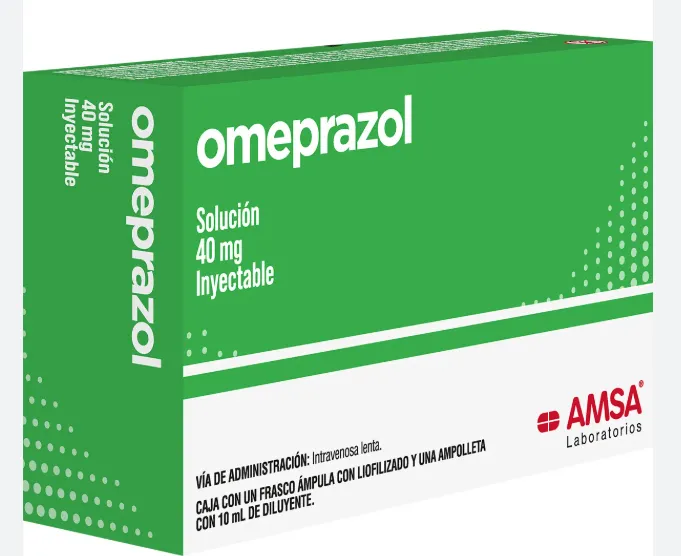 Omeprazol Solucion Inyectable 40 mg