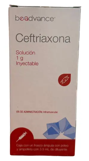 [7506624900519] Ceftriaxona I.M 1G / 3.5 ML