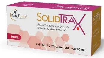 Solitrax Acido Tranexamico 1g/10ml Sol Iny Ampula