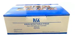 Agua Inyectable 1 Ámpula, 10 ml.