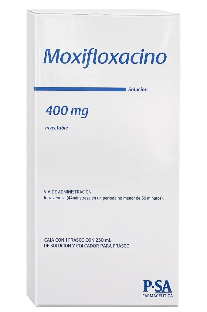 Moxifloxacino 400mg Iny. c/1 fco 250ml PISA