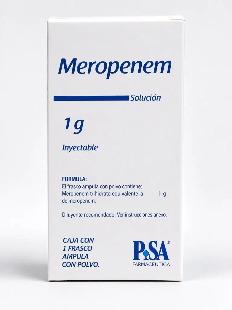 MEROPENEM 1 G SOLUCION INYECTABLE