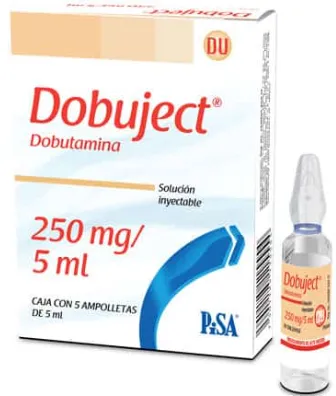 DOBUTAMINA 250 MG /5 ML C/5 AMP
