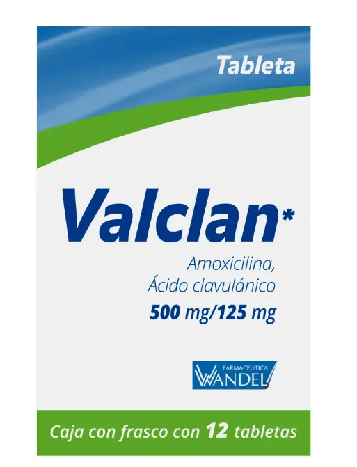 Amoxicilina/Ácido Clavulánico 500/125 Mg