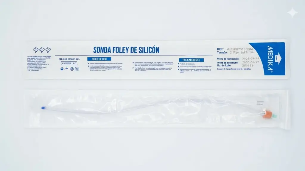 [MEDSDU7516500A] Sonda Foley silicón 16Fr 2 vias