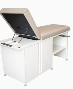 Chaise longue de gabinete con cajones