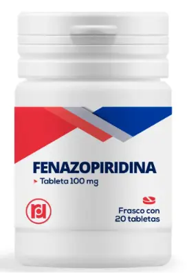Fenazopiridina 100 mg Caja Con 20 Tab