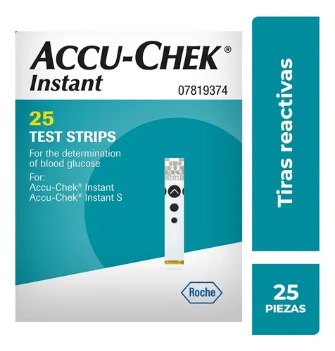 Tiras Reactivas Accu-Check Instant Con 25