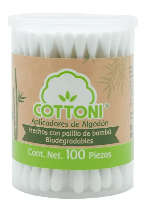 Aplicadores de Algodón Hisopo Cottoni C/100 Piezas