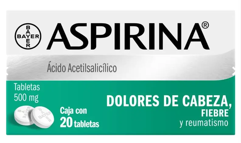 Aspirina 500 Mg 20 Tab
