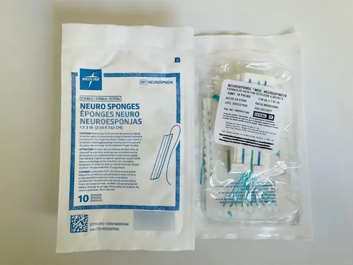 Cotonoide 1x3’’ (2.54x7.62cm) Sterile Sobre c/10 Medline