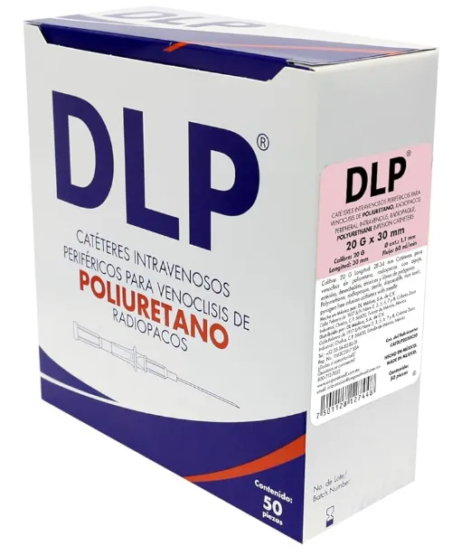 Cateter Intravenoso Periférico Para Venoclisis De Poliuretano 20G