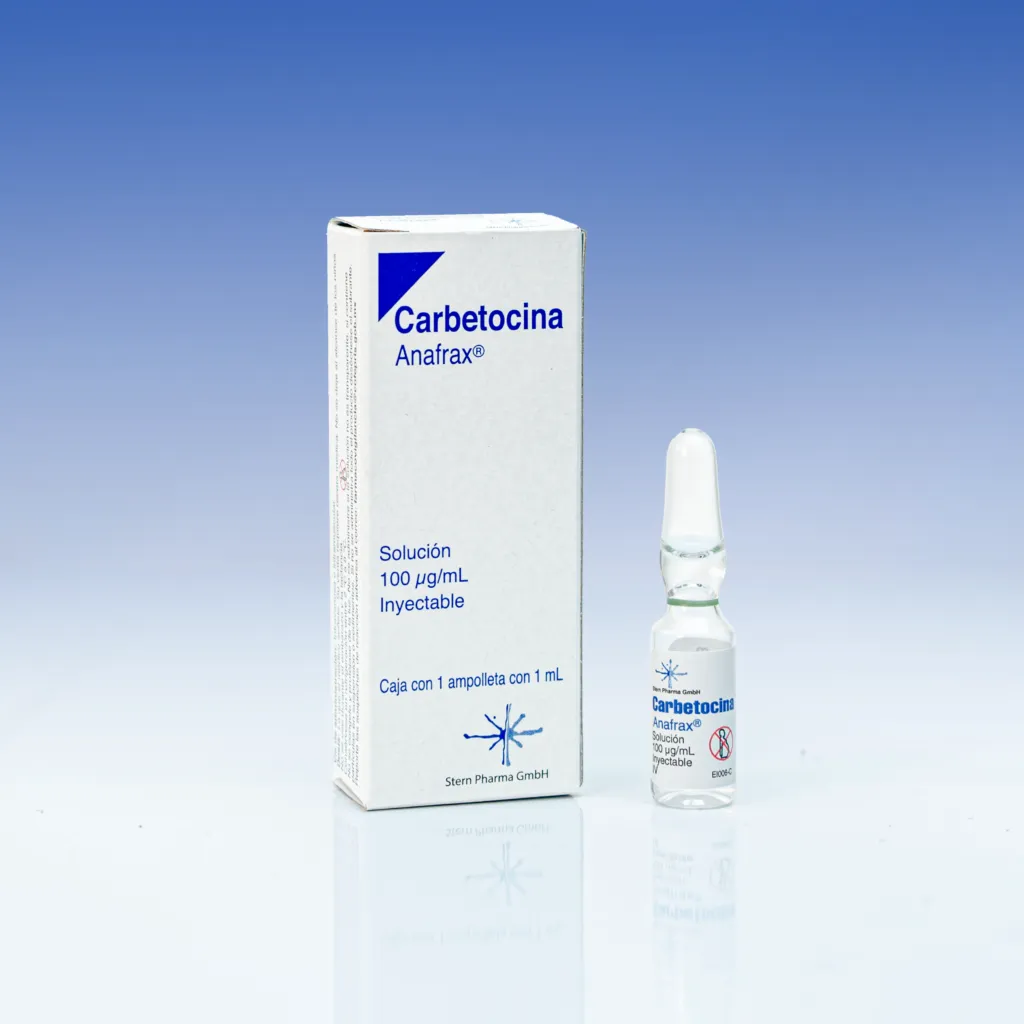 CARBETOCINA 100 UG/ML SOLUCION INYECTABLE C/1 AMPOLLETA
