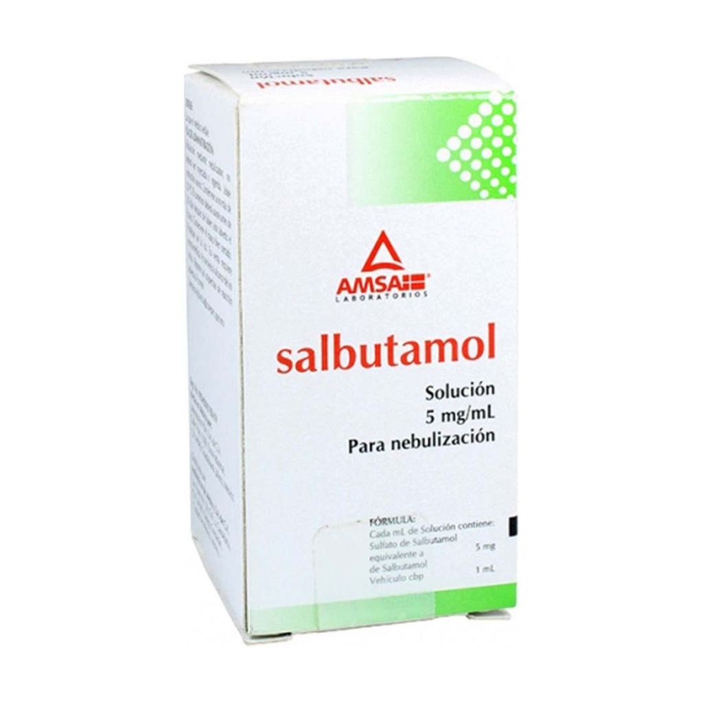 Salbutamol 5 Mg Solución Inhalaciones Frasco 10 Ml