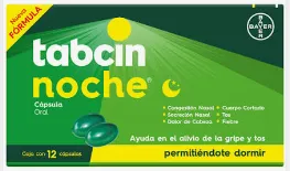 TABCIN NOCHE C/12 TABLETAS