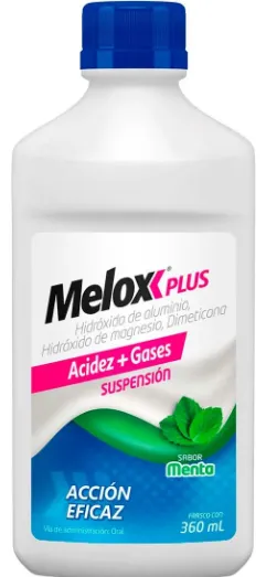Melox Plus Menta Suspensión De 360 ml