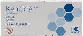 KENCICLEN DOXICICLINA 100 MG C/10 CAPSULAS