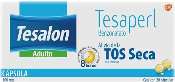 Tesalon Tesaperl Benzonatato 100 MG C/20
