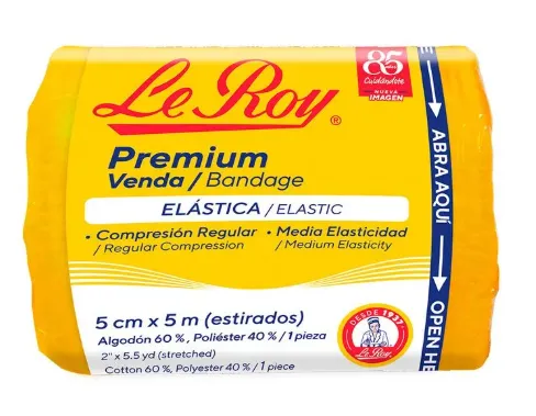 Venda Elast Le Roy 5cm X 5m