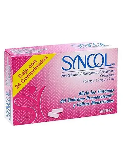 Syncol 500/25/15 Mg 24 Comprimidos
