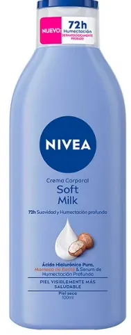 Crema Nivea Soft Milk 72 h Piel Seca 100 ml