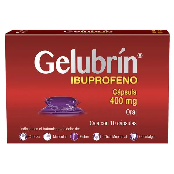 Ibuprofeno Gelubrín 400 MG 10 Caps