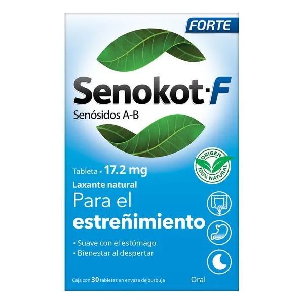 Senokot-F 17.2 mg 30 Tab