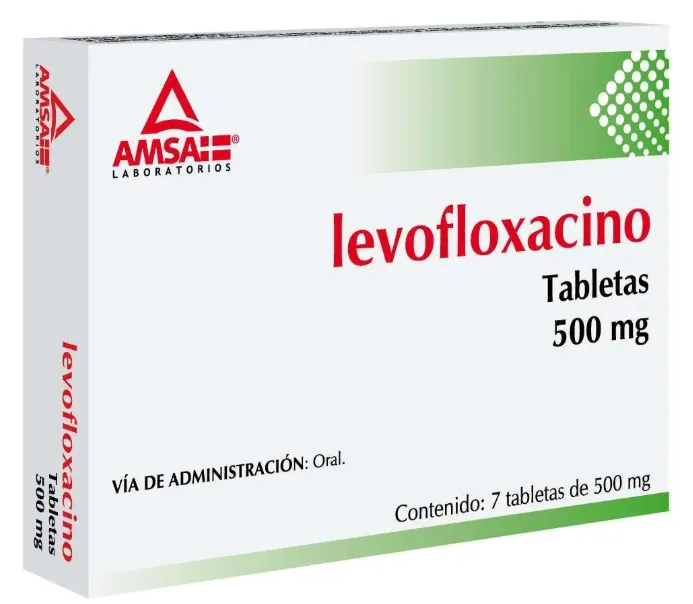 Levofloxacino 500 Mg 7 Tab