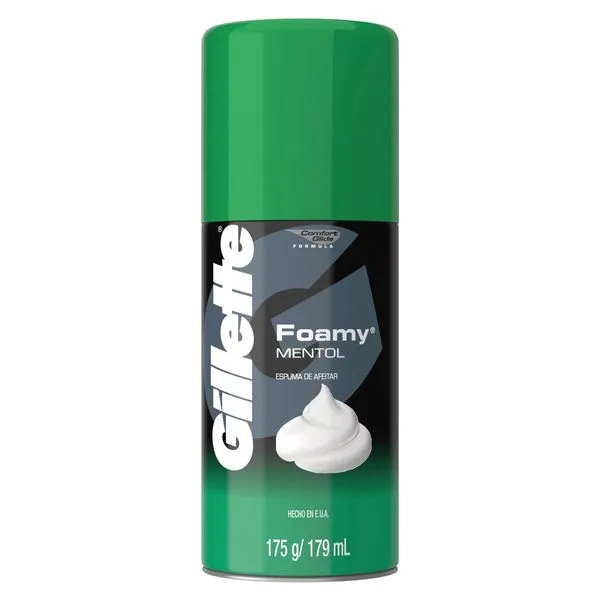 Espuma Gillette Para Afeitar Mentol 175gr