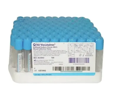 Tubo Azul Bd Vacutainer 2.7ml