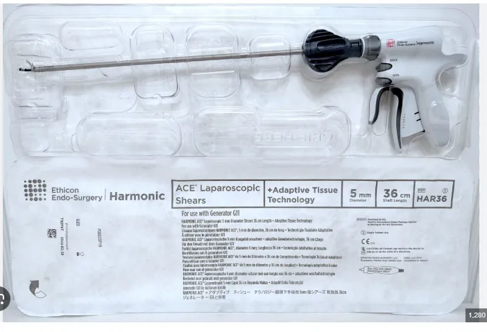 [HAR36] Tijeras Laparoscopicas ACE Harmonic 5 mm 36 cm Ethicon