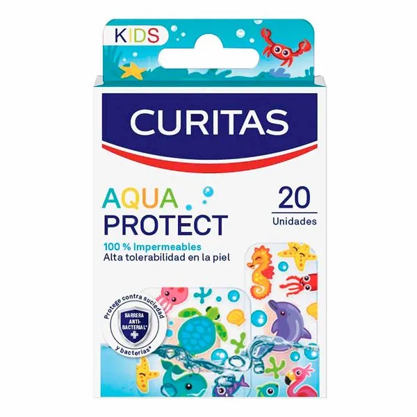 Curitas Aqua Prot Resis Agua Kid 20 pzas