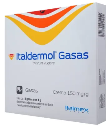Italdermol Gasas 150 mg/g c/10 gasas