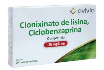 Clonixinato De Lisina / Ciclobenzaprina De 125/5 mg C/20