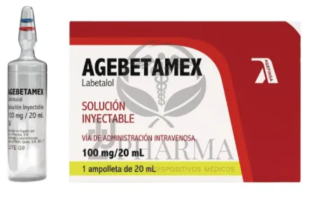 Agebetamex Labetalol 100mg / 20 ml c/1 amp