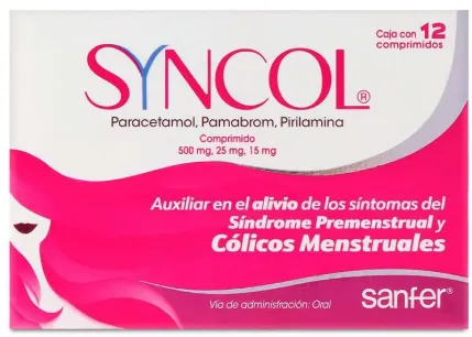 Syncol Oral c/12 comprimidos