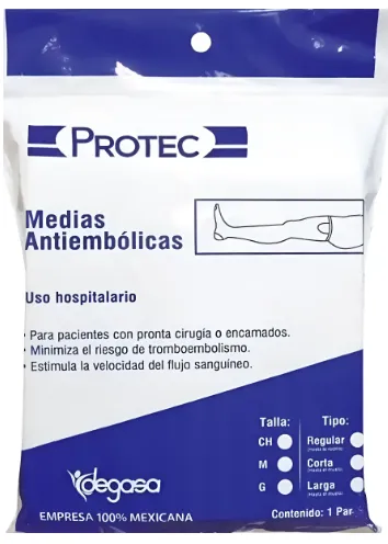 Medias Antiembolicas Chica Corta Protec