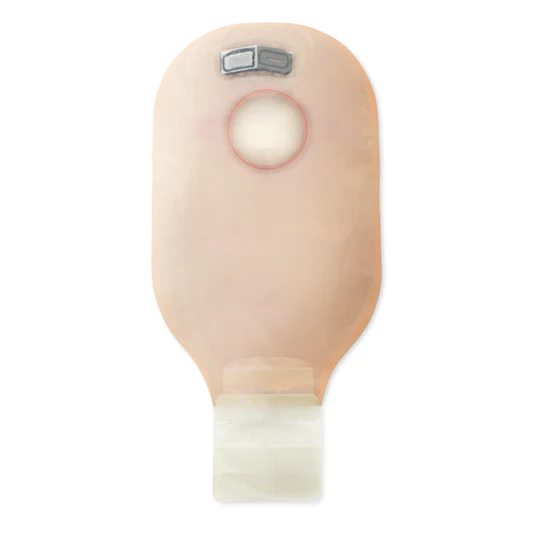 [HU18193] Bolsa drenable colostomía new image transparente con filtro, cierre lockn roll, dorso confort aro 57 mm