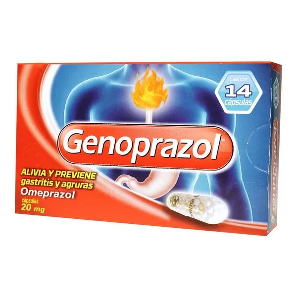 Genoprazol 20 mg 14 Caps