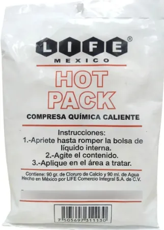 Compresa Caliente Instantanea Hot Pack Life Mexico