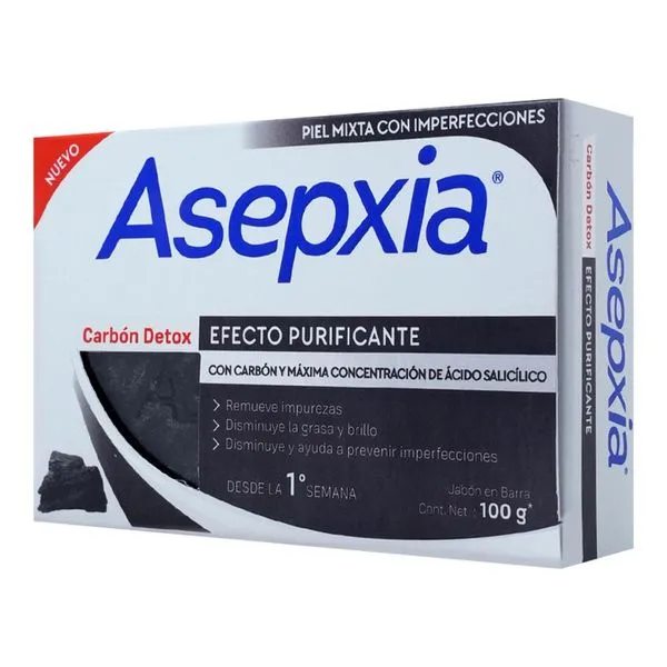 Jabon Asepxia Carbon 100 g