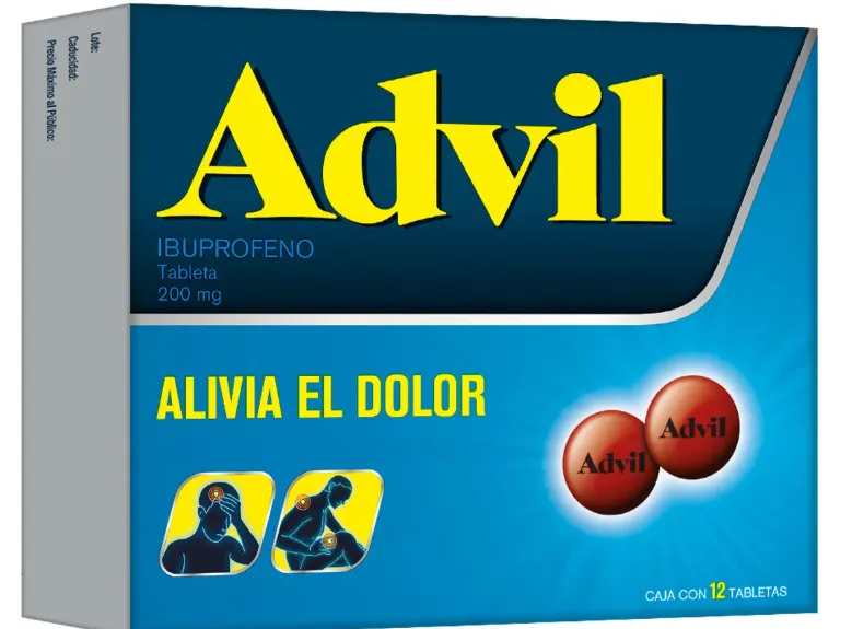 ADVIL 200 MG CAJA CON 12 GRAGEAS