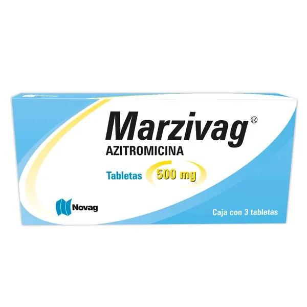 Marzivag Azitromicina 500 mg 3 Tab