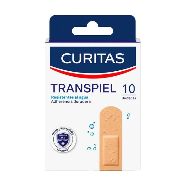 Curitas Transpiel Resistentes al Agua con 10